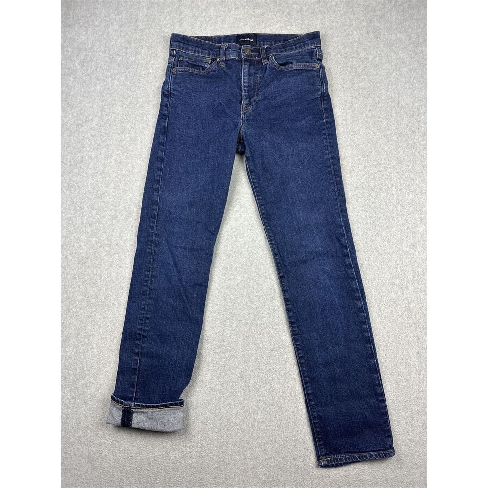 J. Crew Men’s Slim Straight Jeans - Indigo Blue